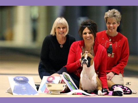 Millee & all 3 Moms at Eukanuba in Orlando